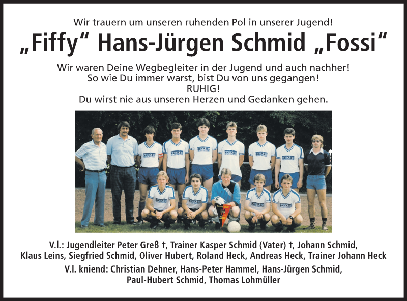  Traueranzeige für Hans-Jürgen Schmid vom 15.06.2021 aus Metzinger-Uracher Volksblatt